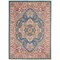 Homeroots 5 x 7 ft. Teal & Pink Medallion Area Rug 385503 - alternate 1